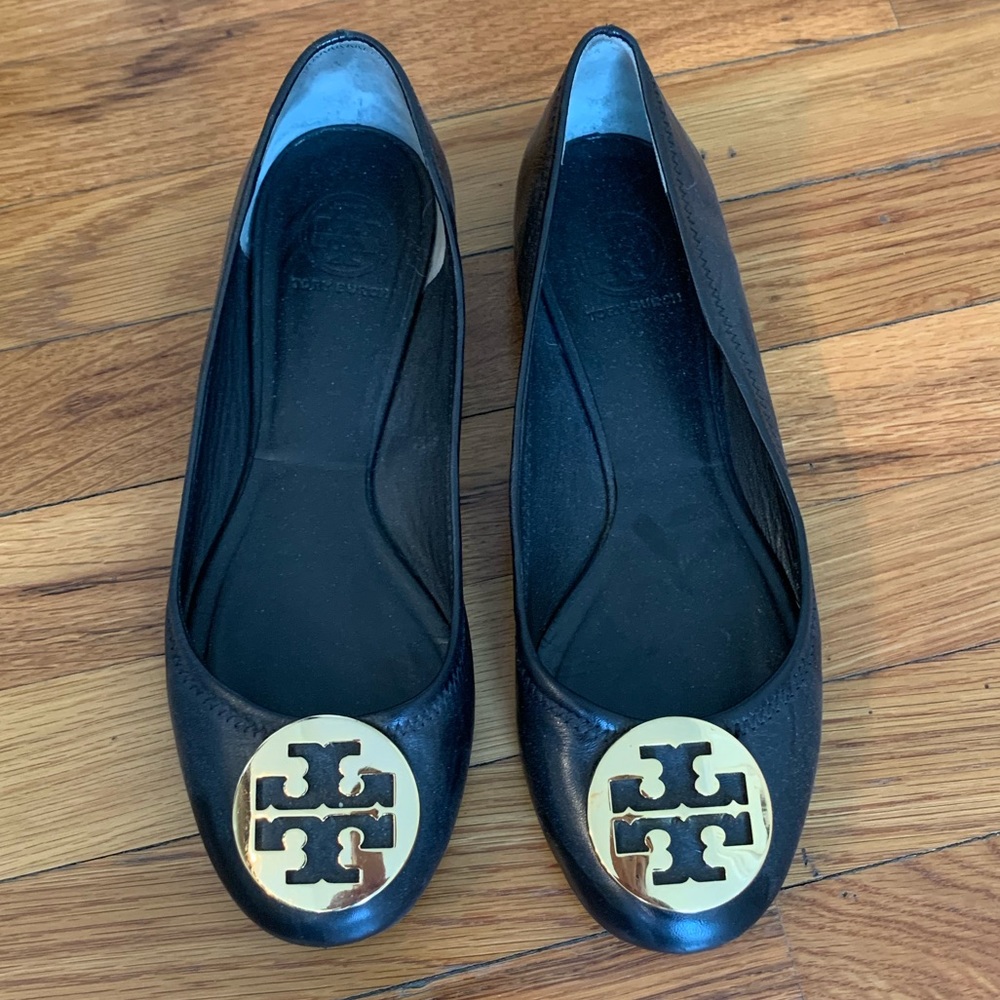 Tory Burch Minnie Travel Leather Ballet Flat